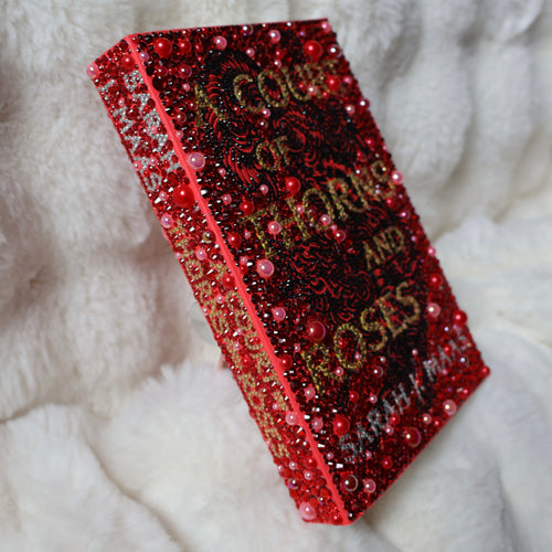 Custom Bedazzled A Court of Thorns and Roses Book | Hand-Embellished Rhinestone Fantasy Edition