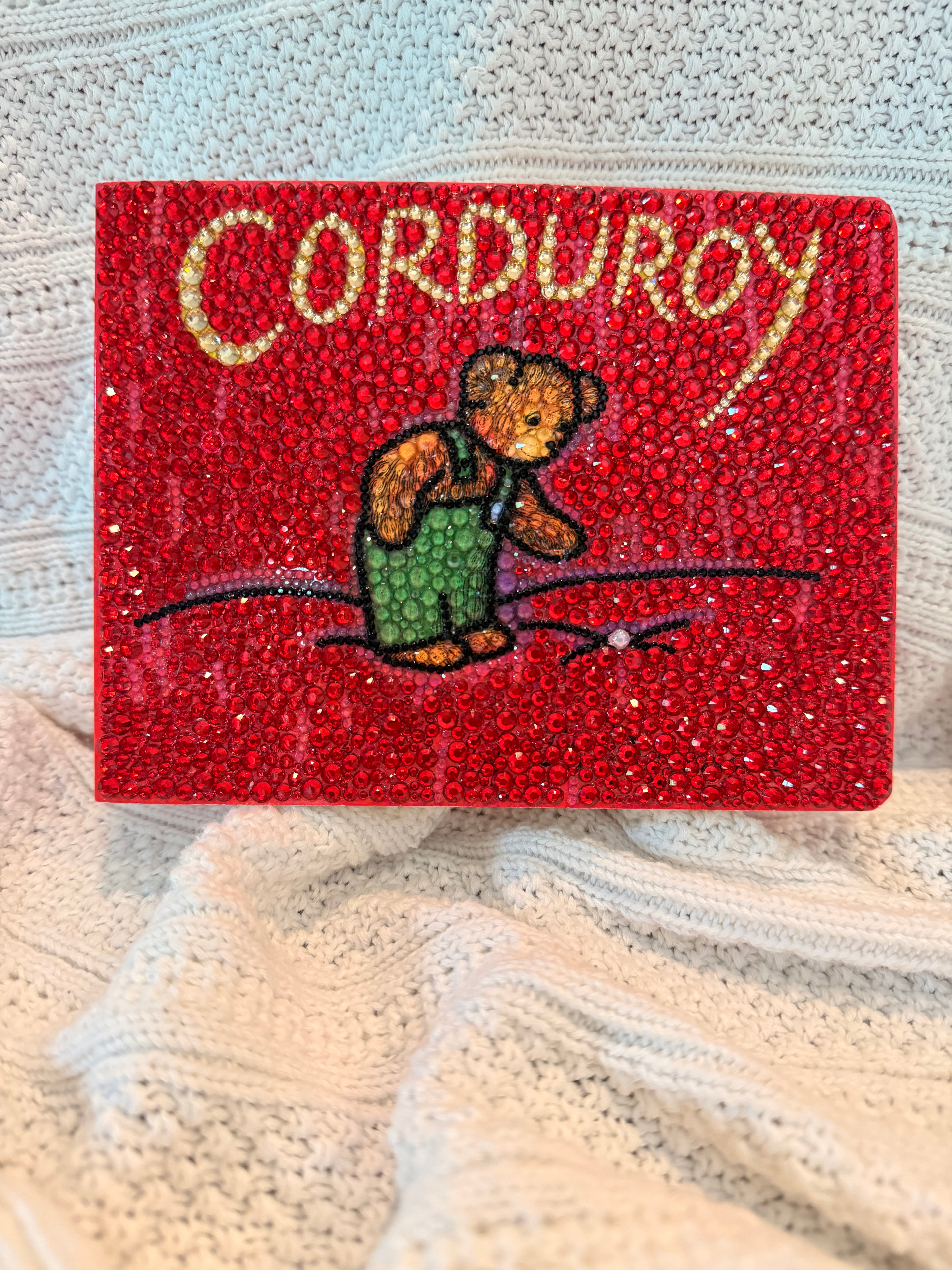 Bedazzled Corduroy Board Book | Unique Gift for Book Lovers & Little Readers