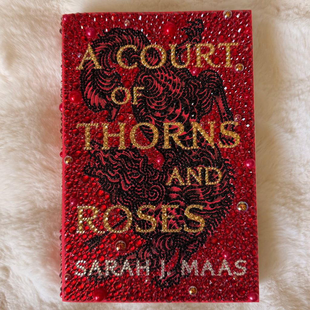 ACOTAR DIY Bedazzle Kit | Court of Thorns and Roses Book Cover Rhinestone Kit | Fantasy Book Bling Craft Kit | Complete Book Bedazzling Set