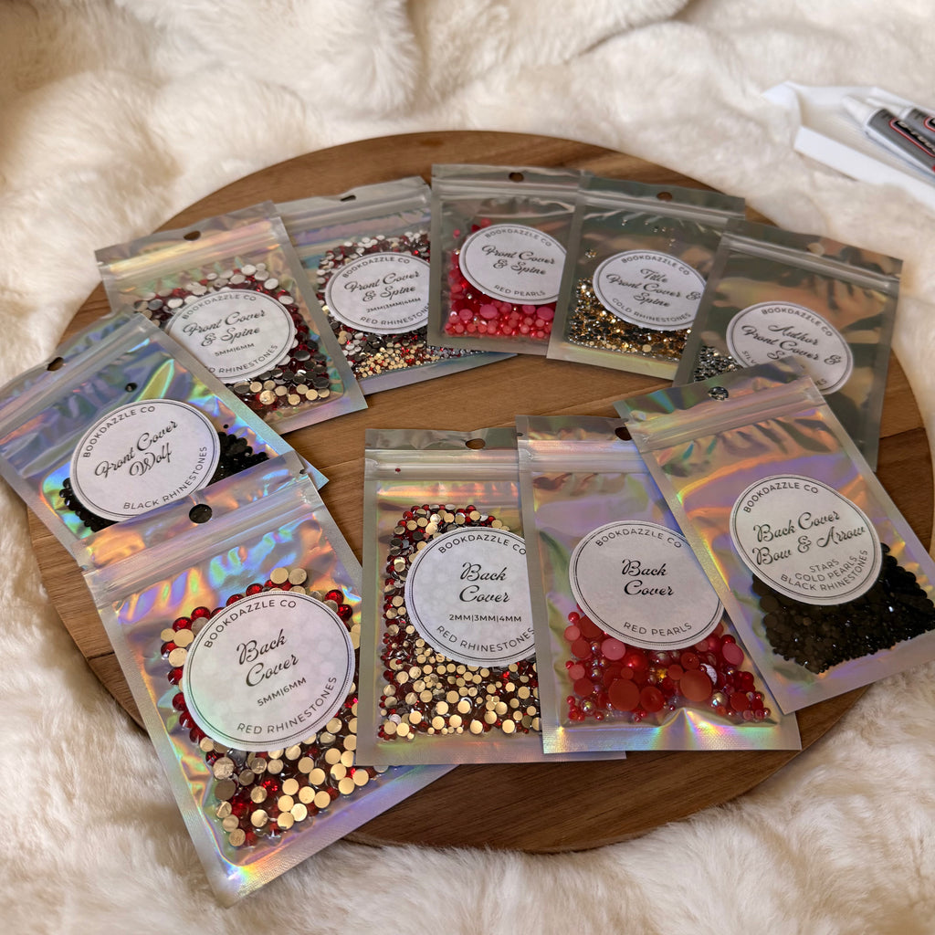 ACOTAR DIY Bedazzle Kit | Court of Thorns and Roses Book Cover Rhinestone Kit | Fantasy Book Bling Craft Kit | Complete Book Bedazzling Set